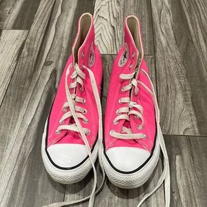 Hot pink converse